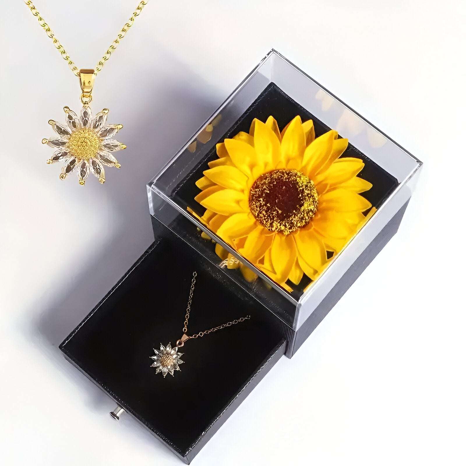 COLAR GIRASSOL BANHADO EM 18K