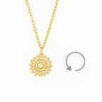 Colar Aurora | Girassol Giratório