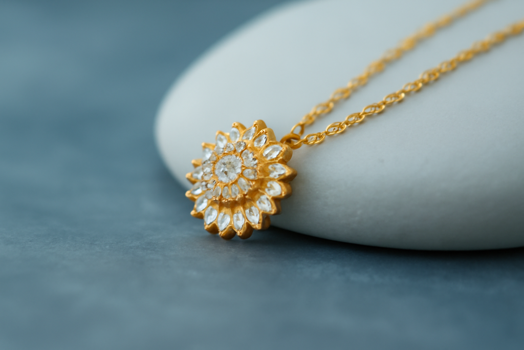 Colar Aurora | Girassol Giratório