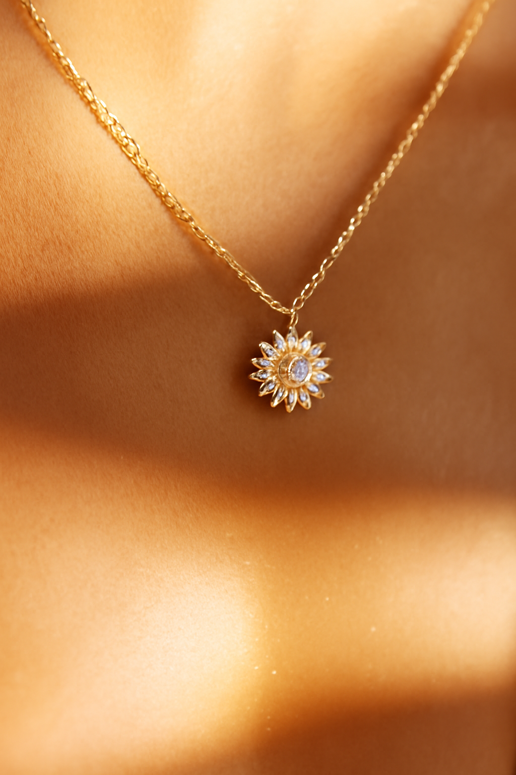 Colar Aurora | Girassol Giratório