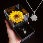 COLAR GIRASSOL BANHADO EM 18K