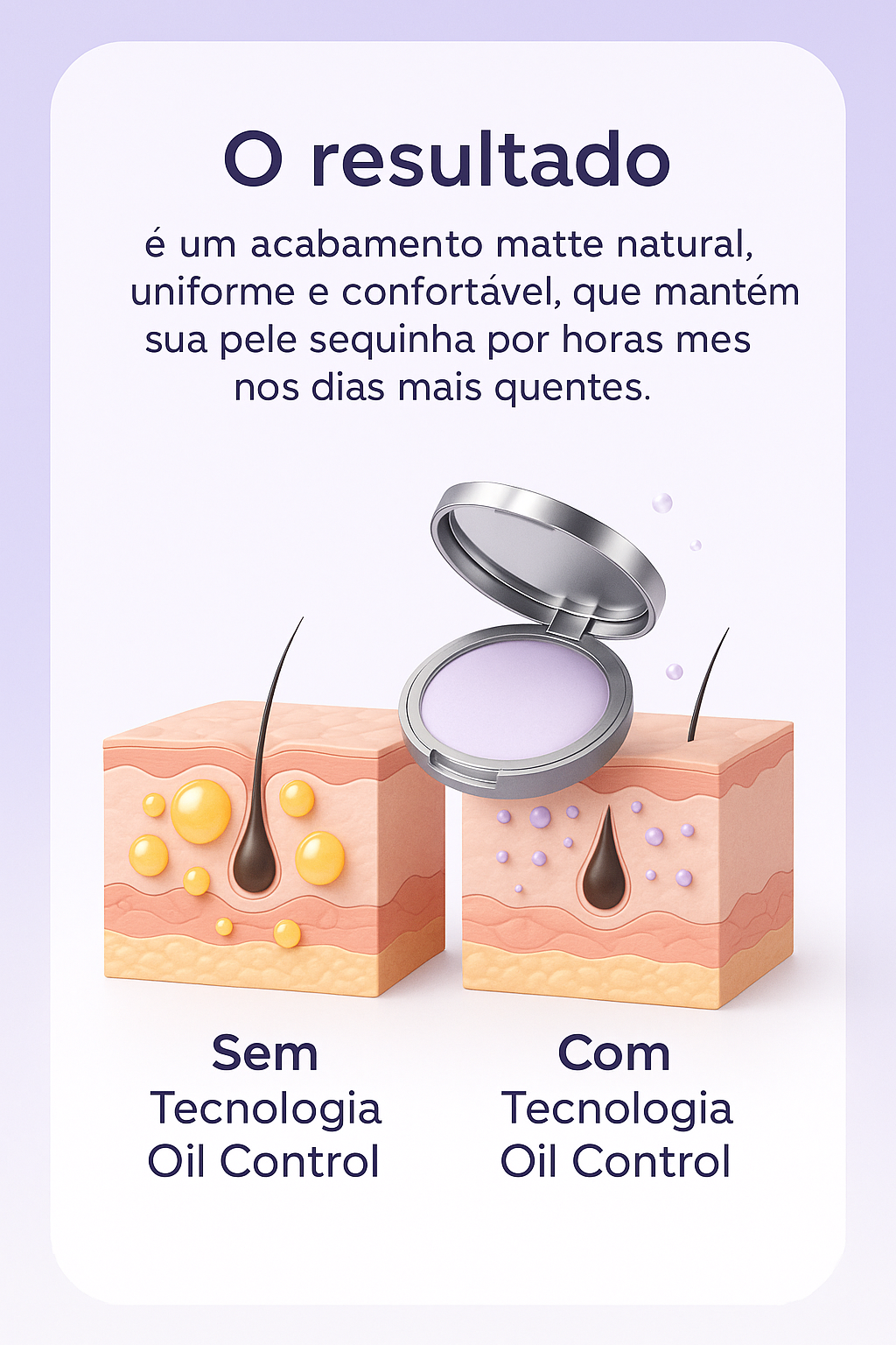 MatteUp™ – Pele Sequinha o Dia Todo