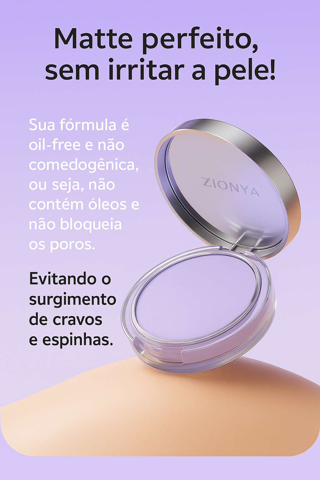 MatteUp™ – Pele Sequinha o Dia Todo