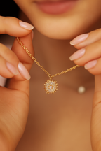 Colar Aurora | Girassol Giratório