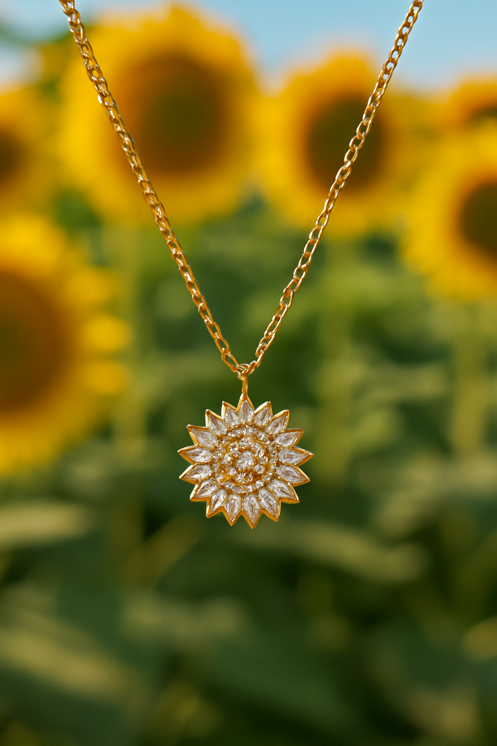 Colar Aurora | Girassol Giratório