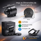Mini Câmera NanoCam X - [ULTRA 4K]