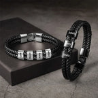 Pulseira Masculina + Nomes Personalizáveis Dos Filhos