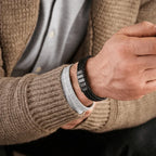 Pulseira Masculina + Nomes Personalizáveis Dos Filhos