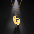 Colar Pezinhos com Nome Gravado