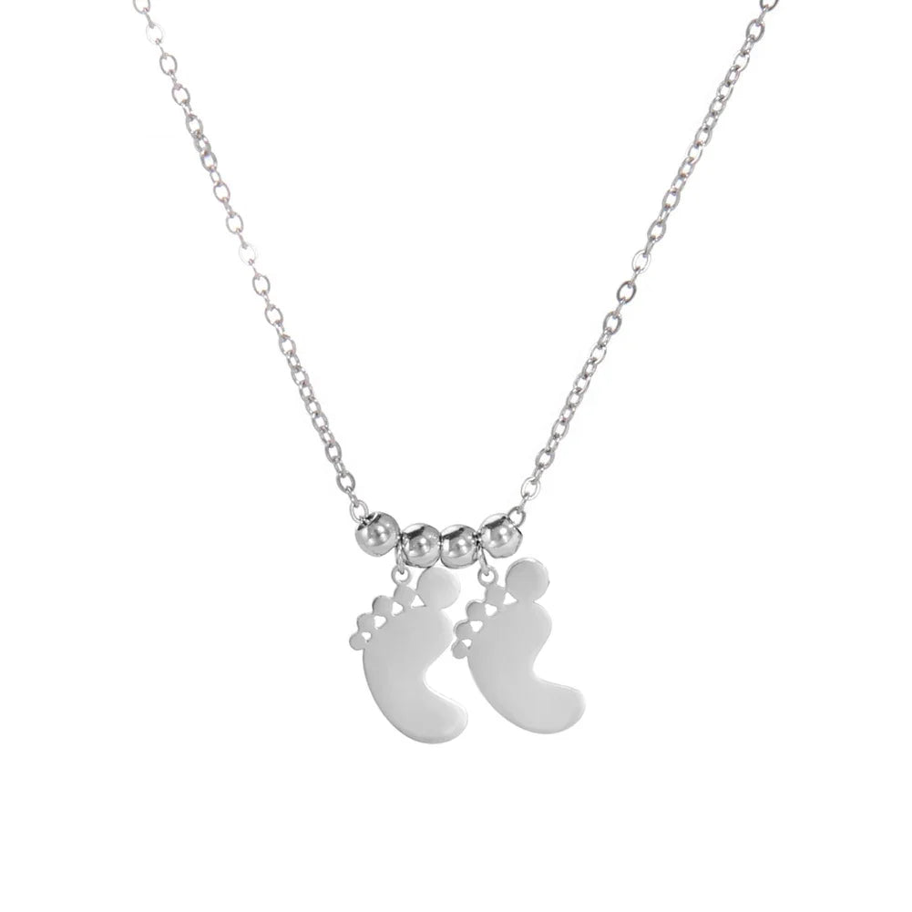 Colar Pezinhos com Nome Gravado