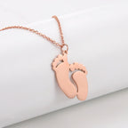 Colar Pezinhos com Nome Gravado