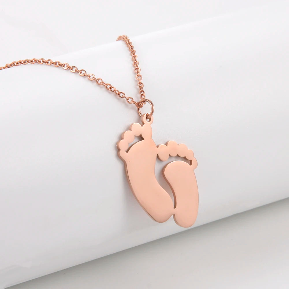 Colar Pezinhos com Nome Gravado