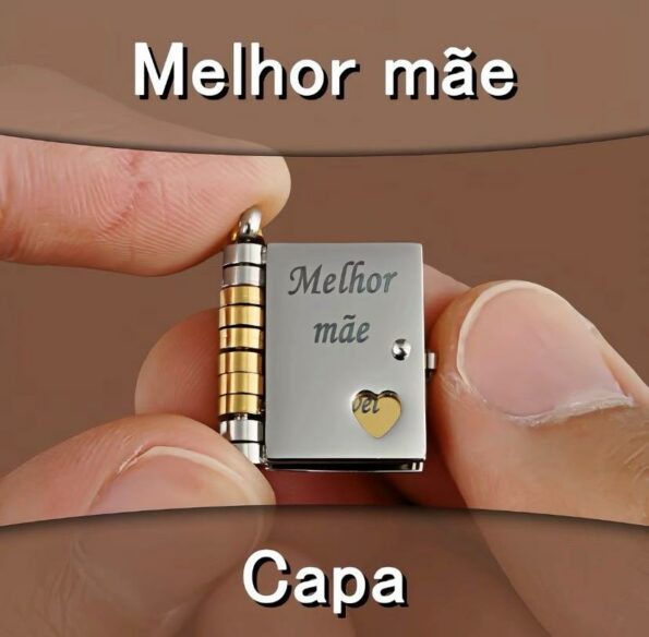 Colar Livro do amor - Para Mães