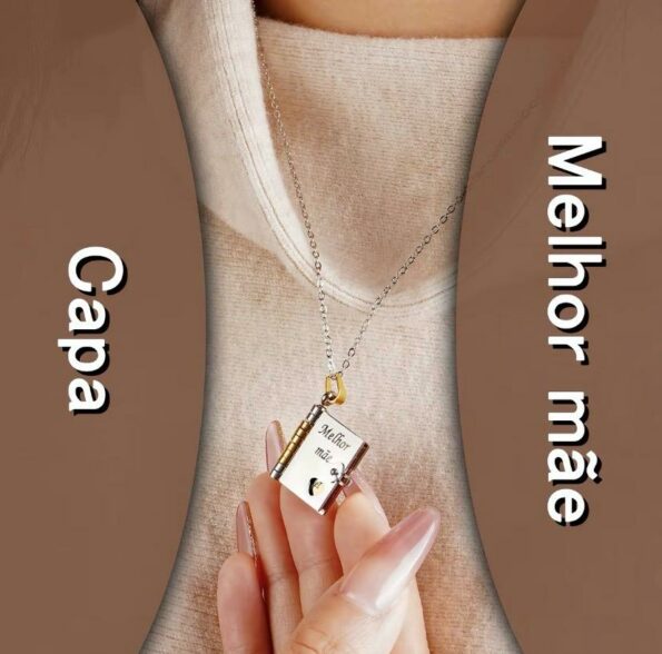Colar Livro do amor - Para Mães