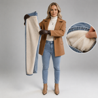 Calça Jeans Peluciada Tendência de Inverno
